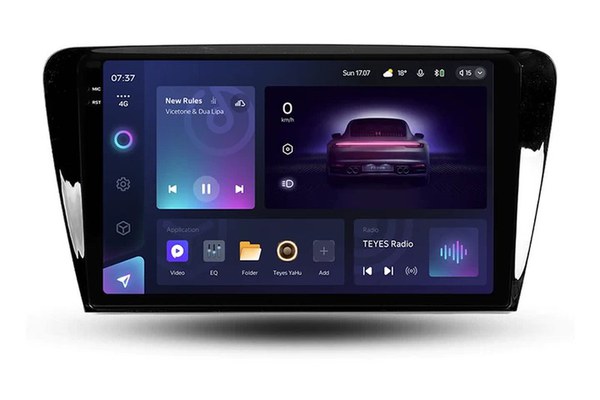 Navigatie Auto Teyes CC3 2K Skoda Octavia 3 2013-2018 4+64GB 10.36" QLED Octa-core 2Ghz, Android 4G Bluetooth 5.1 DSP