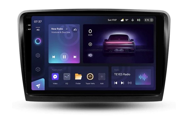Navigatie Auto Teyes CC3 2K Skoda Superb 2 2008-2015 4+32GB 10.36" QLED Octa-core 2Ghz Android 4G Bluetooth 5.1 DSP