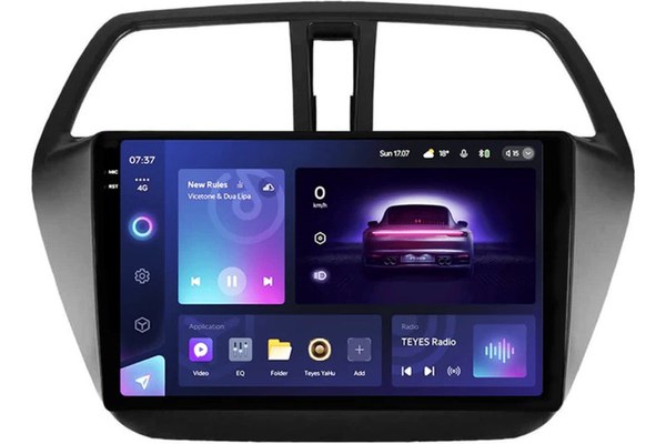 Navigatie Auto Teyes CC3 2K Suzuki SX4 2 2012-2016 4+64GB 9.5" QLED Octa-core 2Ghz, Android 4G Bluetooth 5.1 DSP