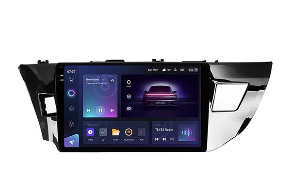 Navigatie Auto Teyes CC3 2K Toyota Corolla 11 2012-2016 4+32GB 10.36" QLED Octa-core 2Ghz Android 4G Bluetooth 5.1 DSP