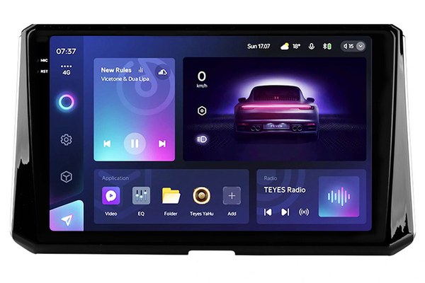 Navigatie Auto Teyes CC3 2K Toyota Corolla 12 2018-2020 4+64GB 10.36" QLED Octa-core 2Ghz, Android 4G Bluetooth 5.1 DSP