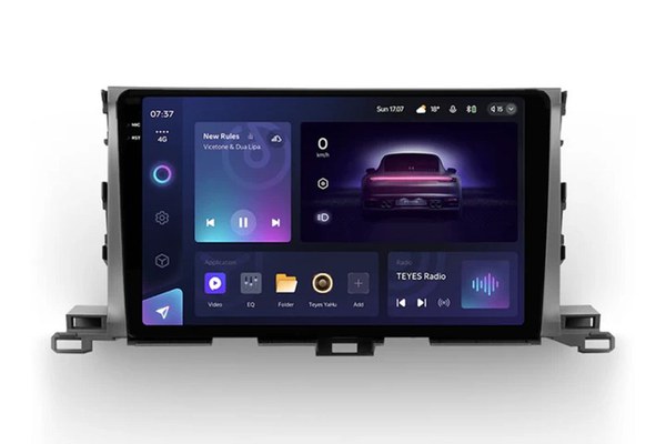 Navigatie Auto Teyes CC3 2K Toyota Highlander 3 2013-2018 4+32GB 10.36" QLED Octa-core 2Ghz Android 4G Bluetooth 5.1 DSP