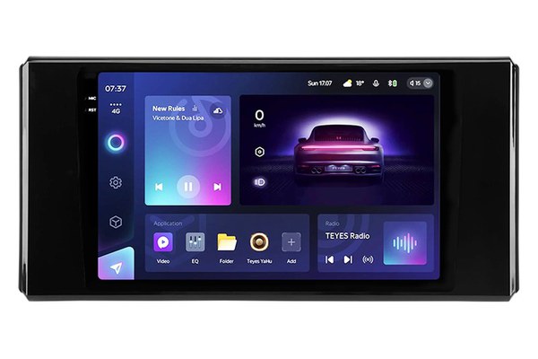 Navigatie Auto Teyes CC3 2K Toyota Land Cruiser 12 J300 2021-2023 4+64GB 9.5" QLED Octa-core 2Ghz, Android 4G Bluetooth 5.1 DSP