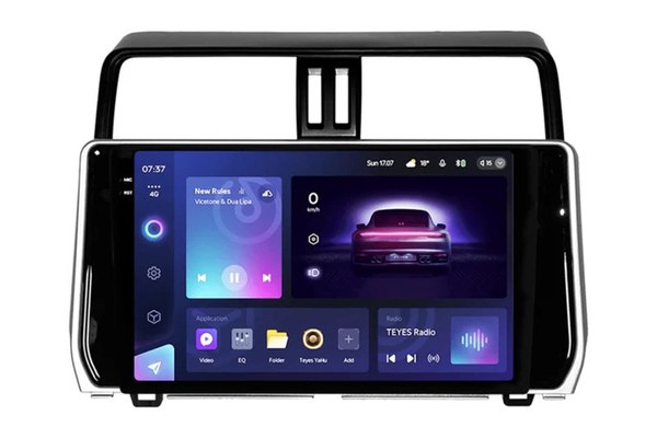 Navigatie Auto Teyes CC3 2K Toyota Land Cruiser Prado J200 2017-2018 4+32GB 10.36" QLED Octa-core 2Ghz Android 4G Bluetooth 5.1 DSP