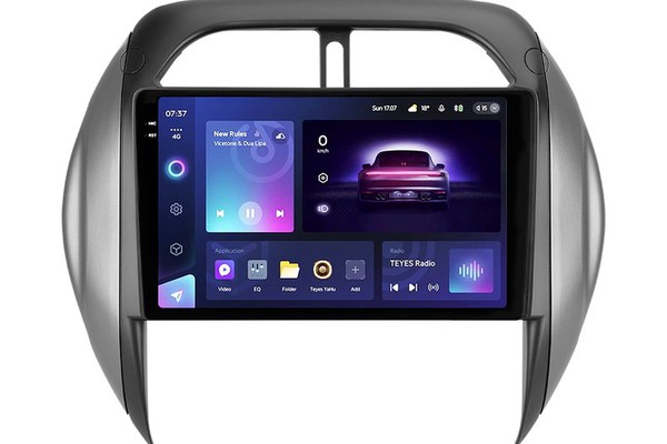Navigatie Auto Teyes CC3 2K Toyota RAV4 2 XA20 2003-2005 4+32GB 9.5" QLED Octa-core 2Ghz, Android 4G Bluetooth 5.1 DSP