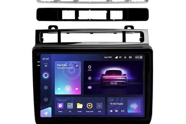 Navigatie Auto Teyes CC3 2K Volkswagen Touareg 2 2010-2018 4+32GB 9.5" QLED Octa-core 2Ghz Android 4G Bluetooth 5.1 DSP