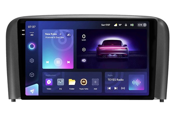Navigatie Auto Teyes CC3 2K Volvo S80 1998-2006 4+32GB 9.5" QLED Octa-core 2Ghz Android 4G Bluetooth 5.1 DSP