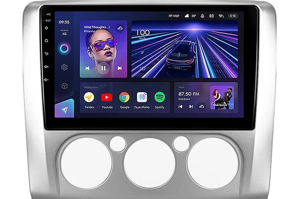Navigatie Auto Teyes CC3 360° Ford Focus 2 2005-2010 6+128GB 9" QLED Octa-core 1.8Ghz, Android 4G Bluetooth 5.1 DSP