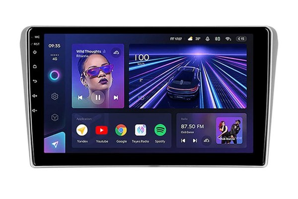 Navigatie Auto Teyes CC3 360° Toyota Avensis 2 2003-2009 6+128GB 9" QLED Octa-core 1.8Ghz, Android 4G Bluetooth 5.1 DSP