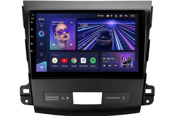 Navigatie Auto Teyes CC3 Citroen C-Crosser 2007-2012 4+32GB 9" QLED Octa-core 1.8Ghz Android 4G Bluetooth 5.1 DSP