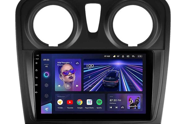 Navigatie Auto Teyes CC3 Dacia Sandero 2 2012-2016 4+32GB 9" QLED Octa-core 1.8Ghz Android 4G Bluetooth 5.1 DSP
