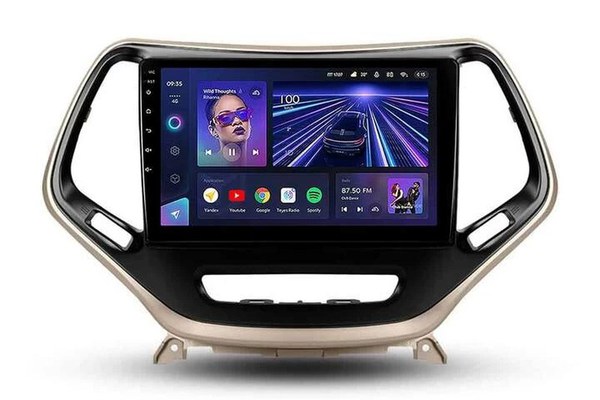 Navigatie Auto Teyes CC3 Jeep Cherokee 5 2015-2018 4+32GB 10.2" QLED Octa-core 1.8Ghz Android 4G Bluetooth 5.1 DSP