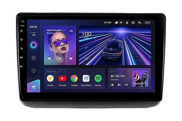 Navigatie Auto Teyes CC3 Jeep Grand Cherokee 2 2013-2020 4+32GB 9" QLED Octa-core 1.8Ghz, Android 4G Bluetooth 5.1 DSP