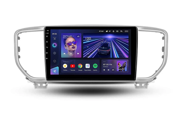 Navigatie Auto Teyes CC3 Kia Sportage 4 2016-2018 4+32GB 9" QLED Octa-core 1.8Ghz Android 4G Bluetooth 5.1 DSP