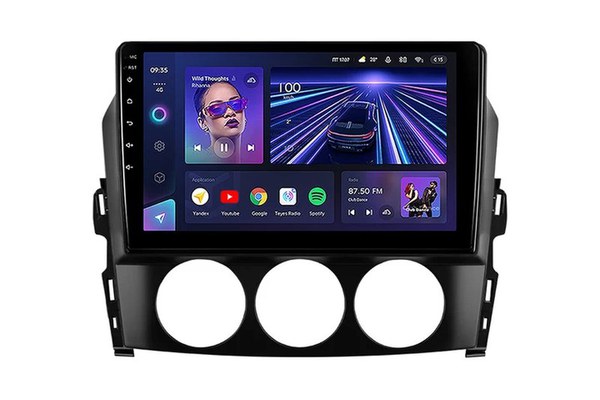 Navigatie Auto Teyes CC3 Mazda MX-5 III NC 2008-2015 4+32GB 9" QLED Octa-core 1.8Ghz Android 4G Bluetooth 5.1 DSP