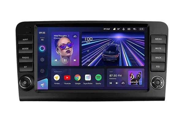 Navigatie Auto Teyes CC3 Mercedes-Benz ML W164 2006-2011 4+32GB 9" QLED Octa-core 1.8Ghz Android 4G Bluetooth 5.1 DSP