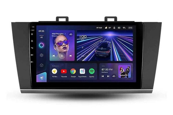 Navigatie Auto Teyes CC3 Subaru Outback 5 2014-2018 4+32GB 9" QLED Octa-core 1.8Ghz Android 4G Bluetooth 5.1 DSP
