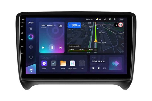 Navigatie Auto Teyes CC3L Audi TT 8J 2006-2014 4+32GB 9" IPS Octa-core 1.6Ghz, Android 4G Bluetooth 5.1 DSP