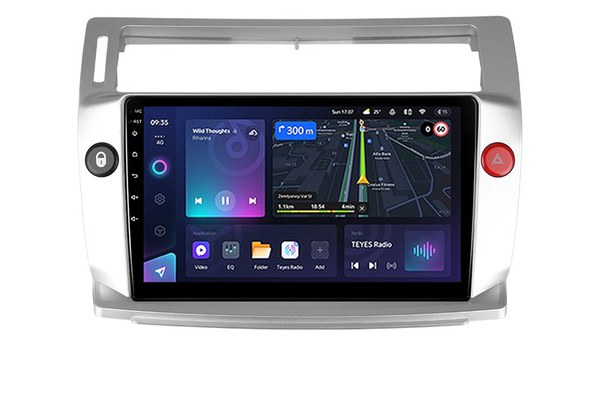 Navigatie Auto Teyes CC3L Citroen C4 2004-2014 4+64GB 9" IPS Octa-core 1.6Ghz, Android 4G Bluetooth 5.1 DSP