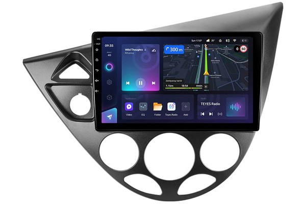 Navigatie Auto Teyes CC3L Ford Focus 1 1998-2005 4+32GB 9" IPS Octa-core 1.6Ghz, Android 4G Bluetooth 5.1 DSP