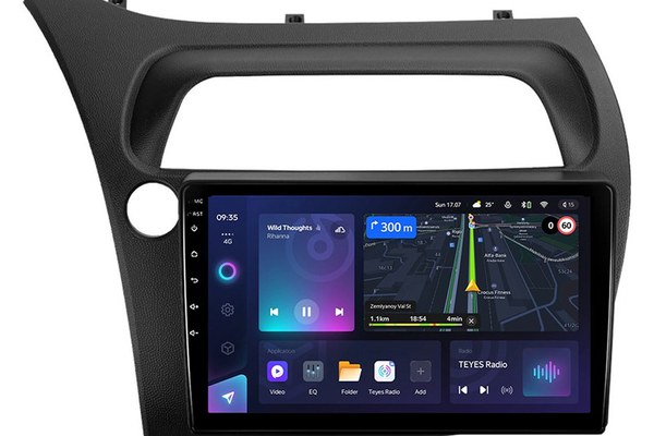 Navigatie Auto Teyes CC3L Honda Civic 8 2005-2012 4+64GB 9" IPS Octa-core 1.6Ghz, Android 4G Bluetooth 5.1 DSP