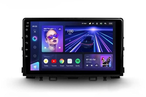 Navigatie Auto Teyes CC3L Kia Rio Cross 2016-2020 4+32GB 9" IPS Octa-core 1.6Ghz, Android 4G Bluetooth 5.1 DSP