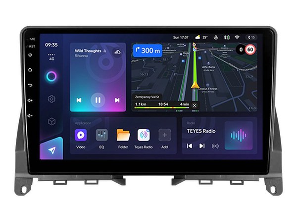 Navigatie Auto Teyes CC3L Mercedes-Benz C Class W204 2006-2015 4+32GB 9" IPS Octa-core 1.6Ghz, Android 4G Bluetooth 5.1 DSP