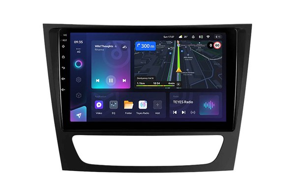 Navigatie Auto Teyes CC3L Mercedes-Benz E Class W211 2002-2009 4+64GB 9" IPS Octa-core 1.6Ghz Android 4G Bluetooth 5.1 DSP