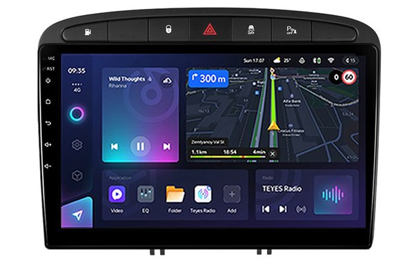 Navigatie Auto Teyes CC3L Peugeot 408 2012-2020 4+64GB 9" IPS Octa-core 1.6Ghz, Android 4G Bluetooth 5.1 DSP