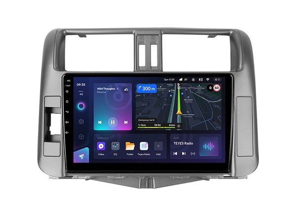 Navigatie Auto Teyes CC3L Toyota Land Cruiser Prado J150 2009-2013 4+64GB 9" IPS Octa-core 1.6Ghz, Android 4G Bluetooth 5.1 DSP