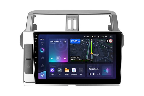 Navigatie Auto Teyes CC3L Toyota Land Cruiser Prado J200 2013-2017 4+32GB 10.2" IPS Octa-core 1.6Ghz, Android 4G Bluetooth 5.1 DSP