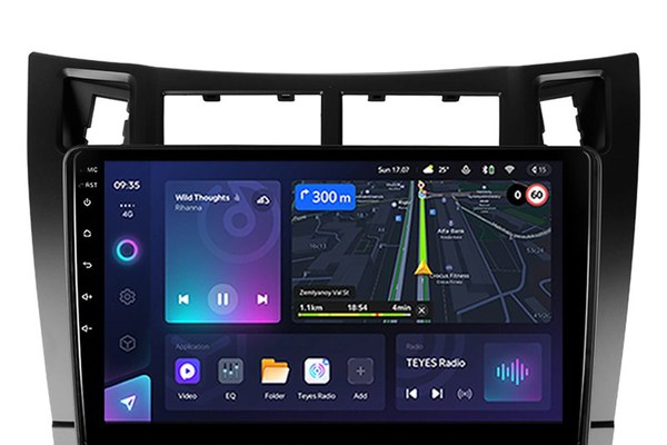 Navigatie Auto Teyes CC3L Toyota Yaris 2005-2012 4+64GB 9" IPS Octa-core 1.6Ghz, Android 4G Bluetooth 5.1 DSP