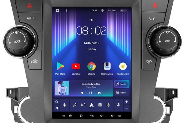 Navigatie Auto Teyes Tip Tesla TPRO 2 Toyota Highlander 2 2007-2013 4+64GB 9.7" QLED Octa-core 1.8Ghz, Android 4G Bluetooth 5.1 DSP