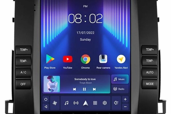 Navigatie Auto Teyes Tip Tesla TPRO 2 Toyota Land Cruiser Prado J120 2002-2009 4+64GB 9.7" QLED Octa-core 1.8Ghz, Android 4G Bluetooth 5.1 DSP