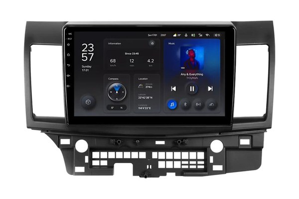 Navigatie Auto Teyes X1 4G Mitsubishi Lancer 9 2007-2010 2+32GB 10.2" IPS Octa-core 1.6Ghz Android 4G Bluetooth 5.1 DSP