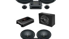 Pachet audio auto Hertz Dieci Pro pentru Volkswagen Jetta V 2005 - 2010 cu subwoofer inclus