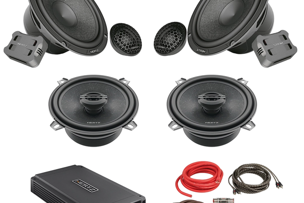 Pachet Difuzoare Auto cu amplificator Dacia Logan 2 MCV 2017-2020 Hertz Cento 760 W