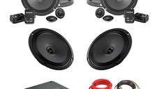 Pachet Difuzoare Auto cu amplificator Hummer H2 2008-2007 Audison Prima 560 W