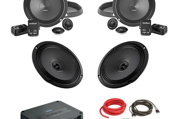 Pachet Difuzoare Auto cu amplificator Hummer H2 2008-2007 Audison Prima 560 W