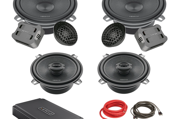 Pachet Difuzoare Auto cu amplificator Mazda 2 2002-2014 Hertz Cento 760 W