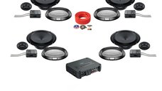 Pachet difuzoare auto cu amplificator pentru Volkswagen Golf VII (2012-2017) Audison Prima 520W