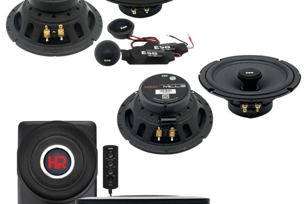 Pachet Difuzoare Auto cu subwoofer Ford Focus 2 2005-2010 ESB 1000 340 W