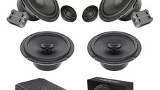 Pachet Difuzoare Auto cu subwoofer Mitsubishi Pajero Sport 3 2016-2018 Hertz Cento 1500 W