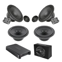Pachet Difuzoare Auto cu subwoofer Mitsubishi Pajero Sport 3 2016-2018 Hertz Cento 1500 W - 1