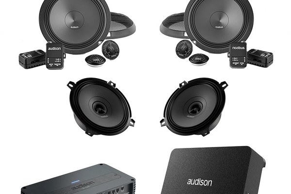 Pachet Difuzoare Auto cu subwoofer Opel Corsa C 2000-2007 Audison Prima 1010 W