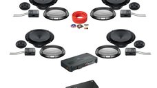 Pachet difuzoare auto cu subwoofer pentru Audi A6 C5 facelift 2001 - 2004 Audison Prima 1000 W