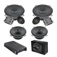 Pachet Difuzoare Auto cu subwoofer Suzuki Liana 2001-2007 Hertz Cento 1500 W - 1