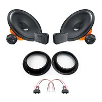 Pachet difuzoare auto Hertz Dieci dedicat usi fata Volkswagen Caddy 2015-2020, RMS 80W - 1