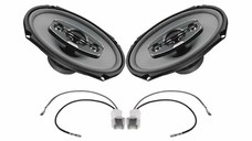 Pachet difuzoare auto Hertz Uno dedicat usi fata Nissan Navara 2005-2015, RMS 85W