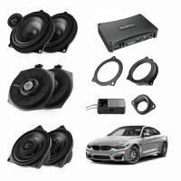 Pachet sistem audio Plug&amp;Play Audison dedicat BMW K4E X4M A4E + Amplificator AP F8.9bit 1040W + Conectica dedicata - 1